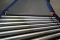 Conveyor Rollers and belt Royalty Free Stock Photo