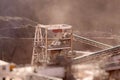 Conveyors at quarry tilt and shift B Royalty Free Stock Photo