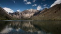 Convict Lake Resort on A Cloudy Day