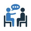 Convince, decode, exhort icon. Simple editable vector graphics