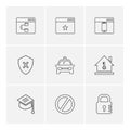 convocation , car , lock , sheild , windows , ui , layout , web Royalty Free Stock Photo