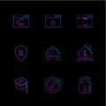 convocation , car , lock , sheild , windows , ui , layout , web Royalty Free Stock Photo