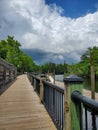 Conway Riverwalk and sky views