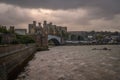 Conwy Castle, Wales, at Dusk