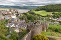 Conwy castle in Snowdonia, Wales Royalty Free Stock Photo