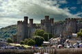 Conwy castle in Wales, England