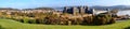 Conwy Castle in Wales, United Kingdom, series of Walesh castles