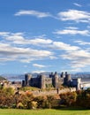 Conwy Castle in Wales, United Kingdom, series of Walesh castles Royalty Free Stock Photo