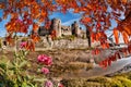 Conwy Castle in Wales, United Kingdom, series of Walesh castles Royalty Free Stock Photo