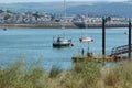 Conwy river at Pont Fawr, Deganwy, North Wales