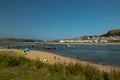 Conwy Morfa Beach in Wales on the Summer ,In the nice weather