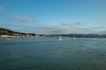 Conwy Morfa Beach in Wales on the Summer ,In the nice weather