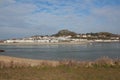 Conwy river at Pont Fawr, Deganwy, North Wales