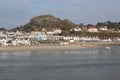 Conwy river at Pont Fawr, Deganwy, North Wales