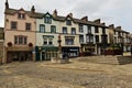 CONWY/WALES - April 20, 2014: Typical street scene in idyllic to