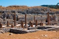 ConÃÂ¬mbriga is an archaeological site in Portugal of a former Roman city of Lusitania