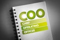 COO - Chief Operating Officer acronym