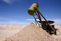 Coober Pedy mining Royalty Free Stock Photo