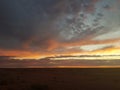 Coober pedy Sun set and opals South Australia mining town Royalty Free Stock Photo