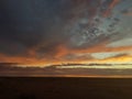 Coober pedy Sun set and opals South Australia mining town Royalty Free Stock Photo