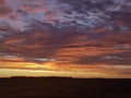 Coober pedy Sun set and opals South Australia mining town Royalty Free Stock Photo