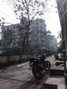 Indian government quater. The street view.