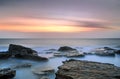 Coogee Beach Sydney sunrise seascape Royalty Free Stock Photo