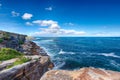Coogee to Bondi coastwalk. View to Gordons Bay in New South Wales, Sydney, Australia Royalty Free Stock Photo