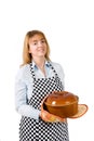 Cook with crockpot Royalty Free Stock Photo