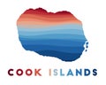 Cook Islands map.