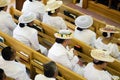 Cook Islands people pray at CICC church