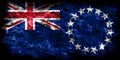 Cook Islands smoke flag, New Zaeland dependent territory flag