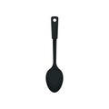 Cook spoon on white background. Kitchenware concept.