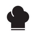 Cook glyph flat vector icon Royalty Free Stock Photo