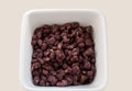 Cooked adzuki beans healthy food