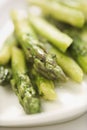 Cooked asparagus.