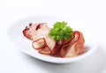 Cooked bacon strips Royalty Free Stock Photo