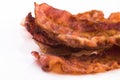 Cooked Bacon Strips Royalty Free Stock Photo
