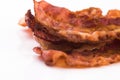 Cooked Bacon Strips Royalty Free Stock Photo