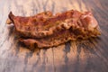 Cooked Bacon Strips Royalty Free Stock Photo