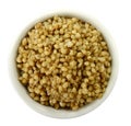 Cooked bulgur wheat Royalty Free Stock Photo