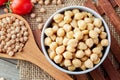 Cooked chickpeas Cicer arietinum