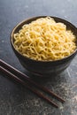 Cooked chinese instant noodles