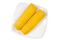 Cooked corn cob