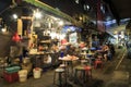 Cooked-food stall in Central, Hong Kong