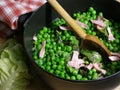 Cooked garden peas Royalty Free Stock Photo