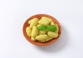 Cooked gnocchi Royalty Free Stock Photo