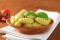 Cooked gnocchi Royalty Free Stock Photo