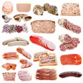 Cooked meats Royalty Free Stock Photo