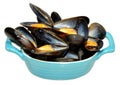 Cooked Mussels Royalty Free Stock Photo